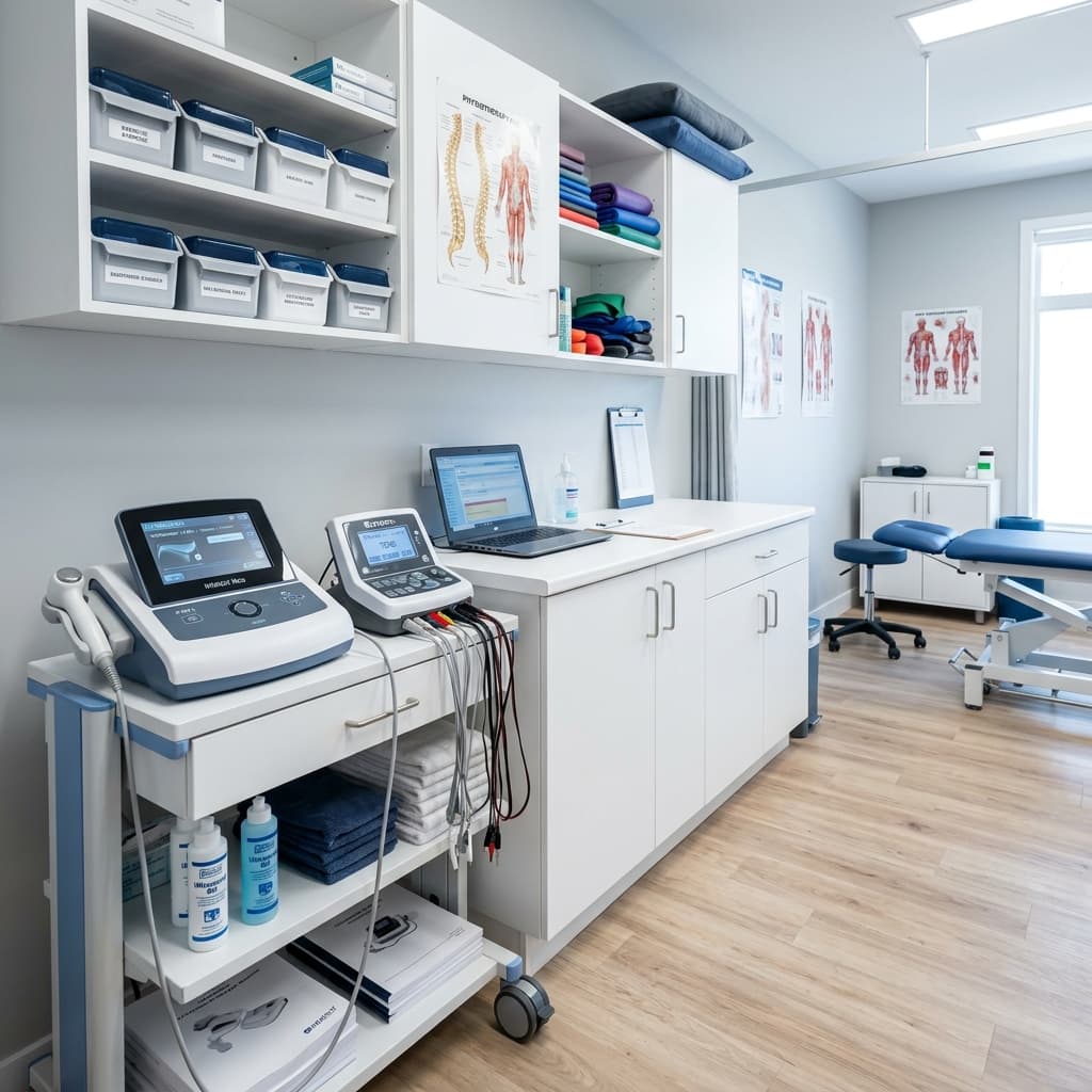 Advanced physiotherapy equipment at Physio Cure